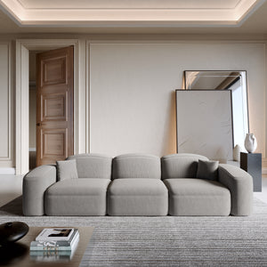 CORD VELVET Light Grey