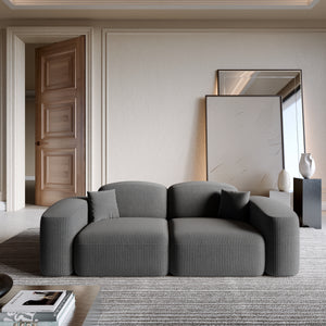 STRUCTURED FABRIC Anthrazit