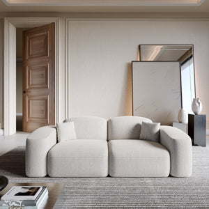 STRUCTURED FABRIC White
