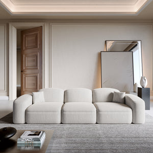 STRUCTURED FABRIC White