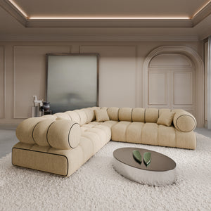 STRUCTURED FABRIC Cream