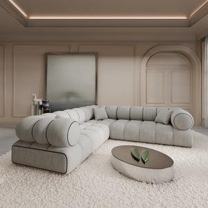 STRUCTURED FABRIC Light Grey