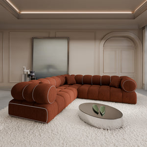 STRUCTURED FABRIC Terracotta