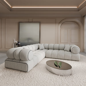 STRUCTURED FABRIC White
