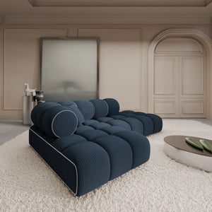 CORD VELVET Dark Blue