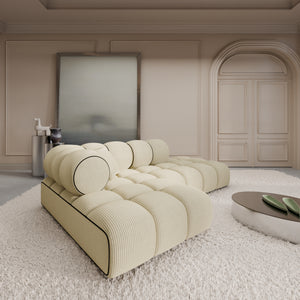 CORD VELVET Light Beige