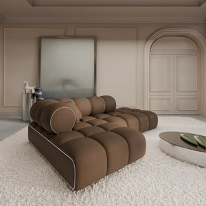 REAL LEATHER Choco Brown