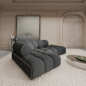 STRUCTURED FABRIC Anthrazit