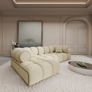 CORD VELVET Light Beige