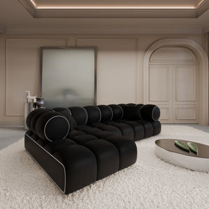 REAL LEATHER Black