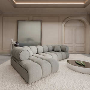 STRUCTURED FABRIC Light Grey