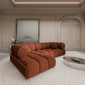 STRUCTURED FABRIC Terracotta