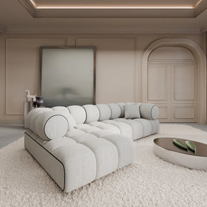 STRUCTURED FABRIC White