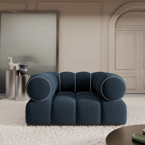 CORD VELVET Dark Blue