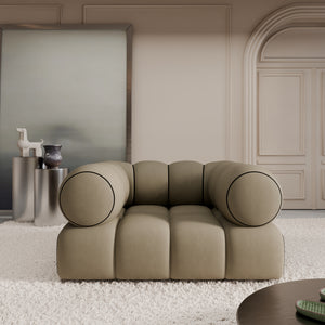 REAL LEATHER Dark Beige