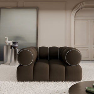 REAL LEATHER Dark Brown