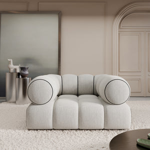 STRUCTURED FABRIC White