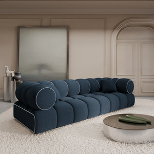 CORD VELVET Dark Blue