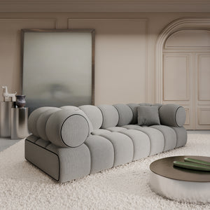 CORD VELVET Light Grey