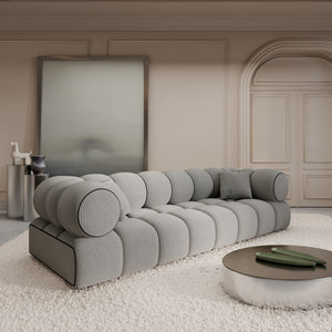 CORD VELVET Light Grey