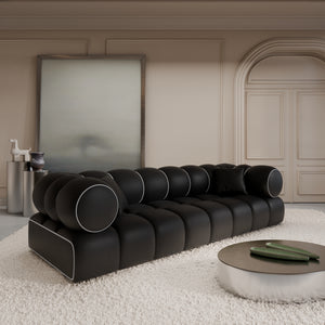 REAL LEATHER Black