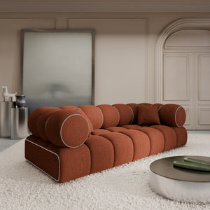 STRUCTURED FABRIC Terracotta