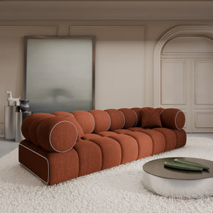 STRUCTURED FABRIC Terracotta