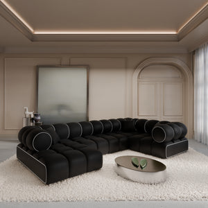 REAL LEATHER Black