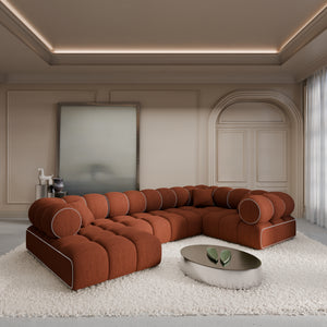 STRUCTURED FABRIC Terracotta