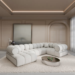 STRUCTURED FABRIC White