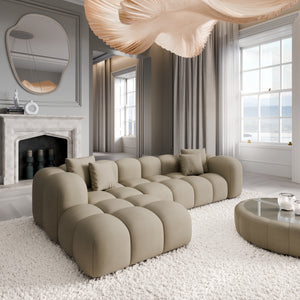 REAL LEATHER Dark Beige