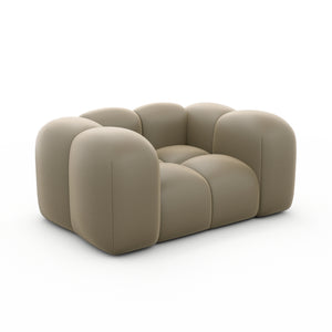 REAL LEATHER Dark Beige