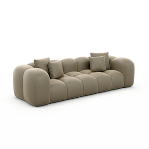 REAL LEATHER Dark Beige