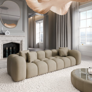 REAL LEATHER Dark Beige