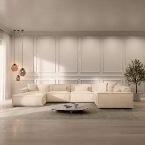 STRUCTURED FABRIC Cream