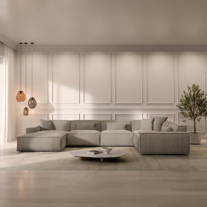 STRUCTURED FABRIC Light Grey