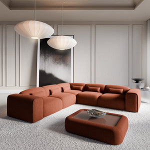 STRUCTURED FABRIC Terracotta