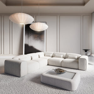 STRUCTURED FABRIC White