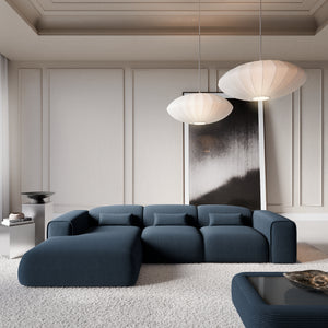 CORD VELVET Dark Blue