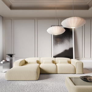 CORD VELVET Light Beige