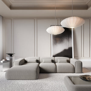 CORD VELVET Light Grey