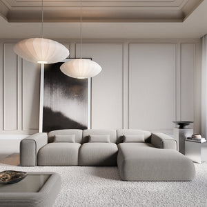 CORD VELVET Light Grey