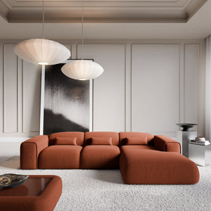 STRUCTURED FABRIC Terracotta