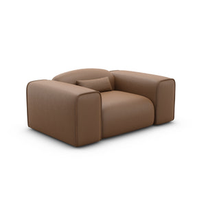 REAL LEATHER Choco Brown