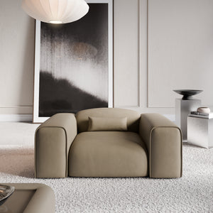 REAL LEATHER Dark Beige