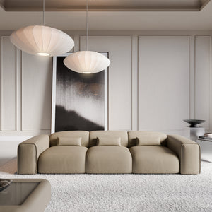 REAL LEATHER Dark Beige