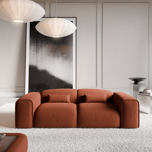 STRUCTURED FABRIC Terracotta