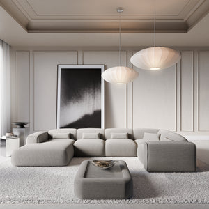 CORD VELVET Light Grey