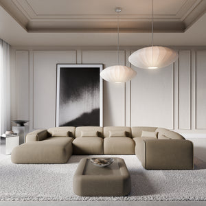 REAL LEATHER Dark Beige