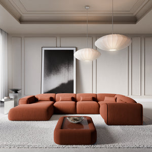 STRUCTURED FABRIC Terracotta